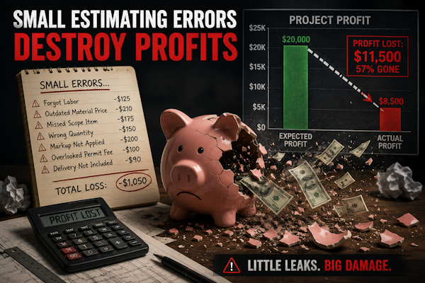 How Small Estimating Errors Destroy Remodeling Profits